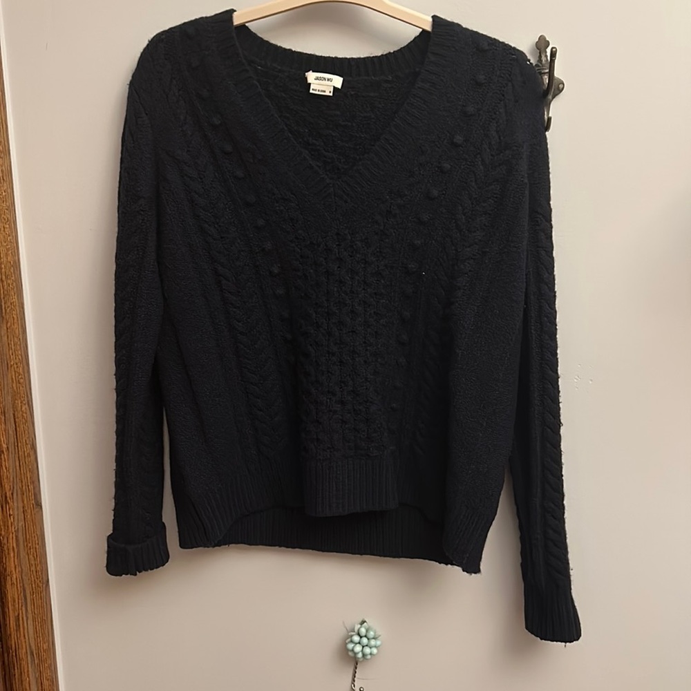 Jason Wu knit Navy Sweater M